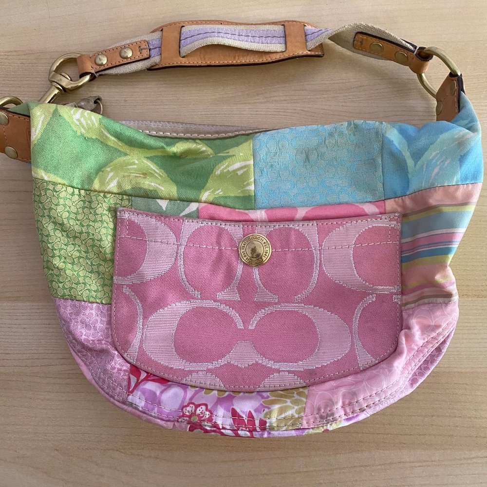 Coach Patchwork Pastel Bag